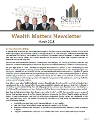 NewsletterMarch2015